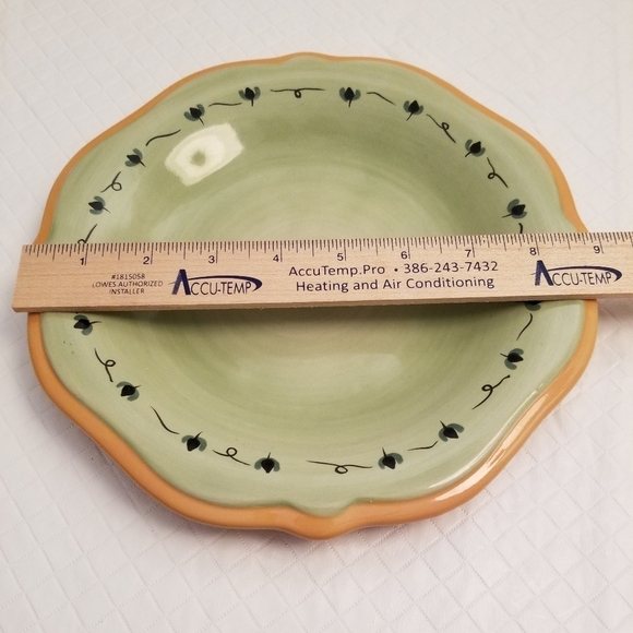 Pfaltzgraff The Secrets Of Pistoulet Jana Kolpen Salad Plate Green Center 2002 - Picture 3 of 3